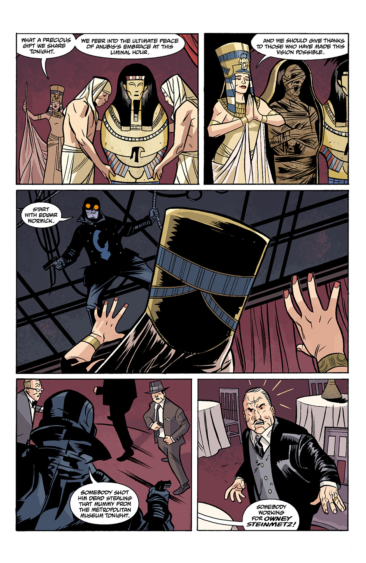 Read online Lobster Johnson: The Prayer of Neferu comic -  Issue # Full - 6