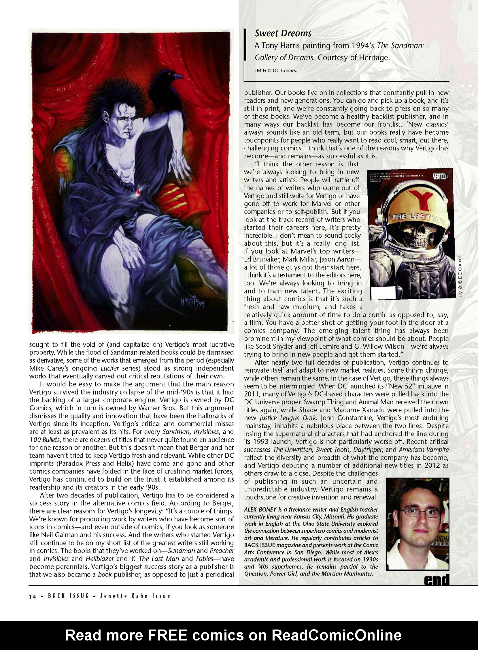 Read online Back Issue comic -  Issue #57 - 72