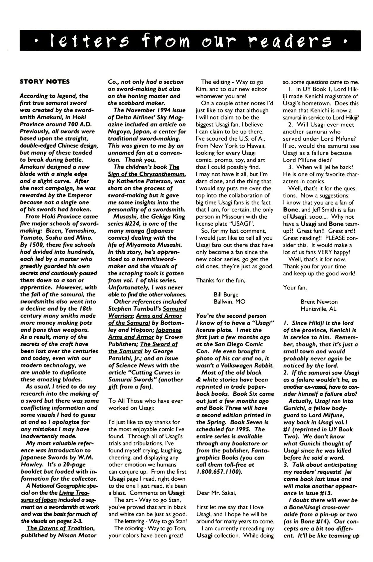Read online Usagi Yojimbo (1993) comic -  Issue #11 - 31