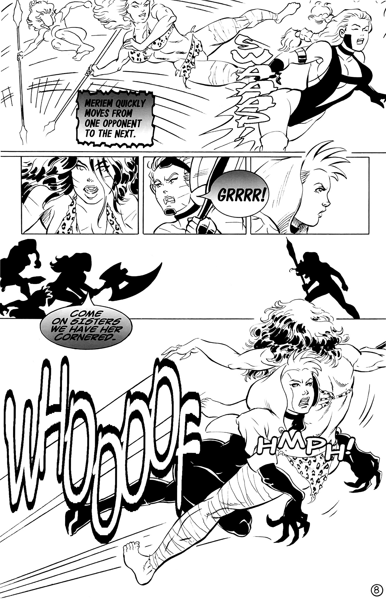 Read online Cavewoman: Sisters of the Arena comic -  Issue #2 - 10