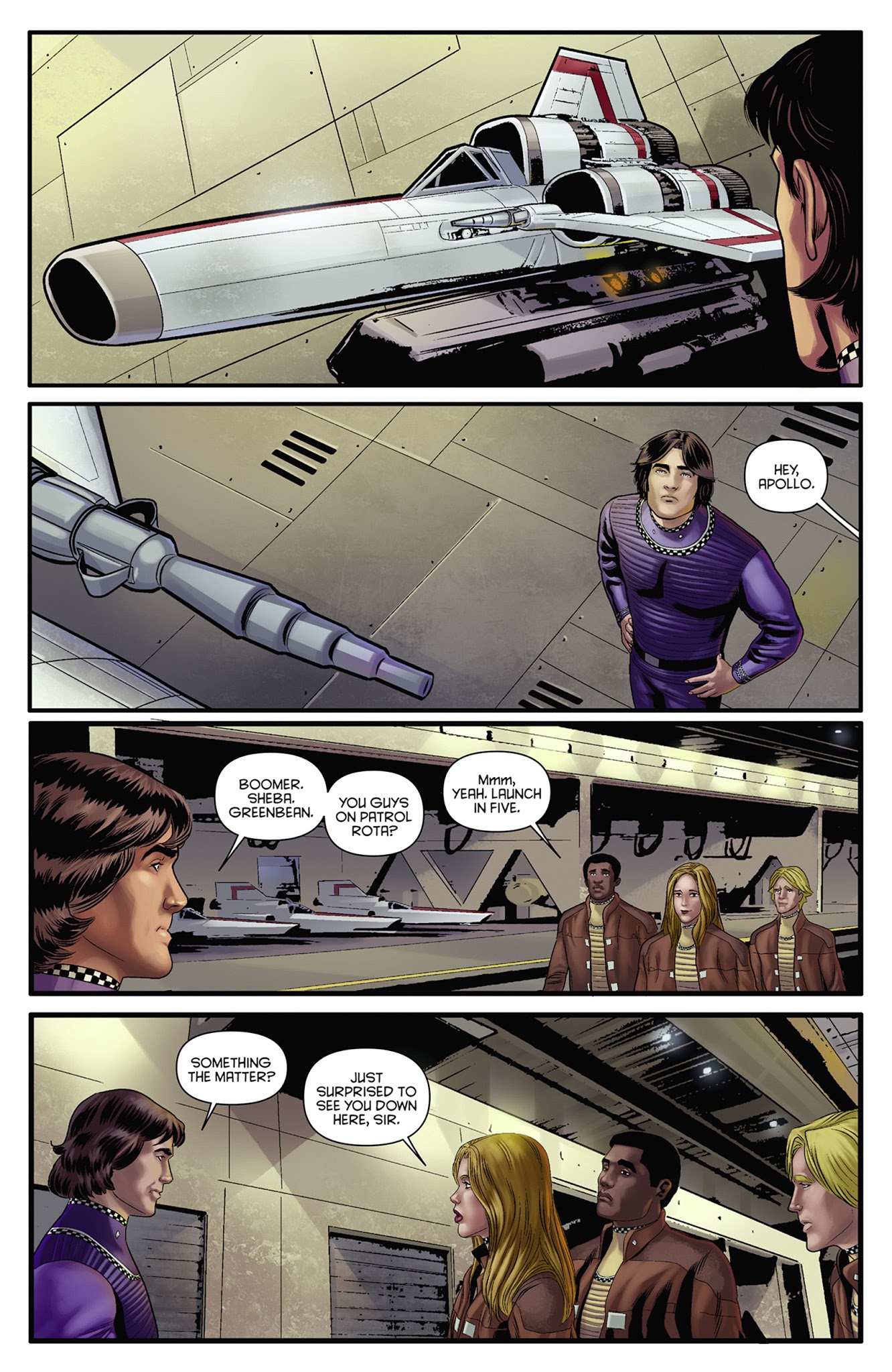 Read online Classic Battlestar Galactica: The Death of Apollo comic -  Issue #5 - 8