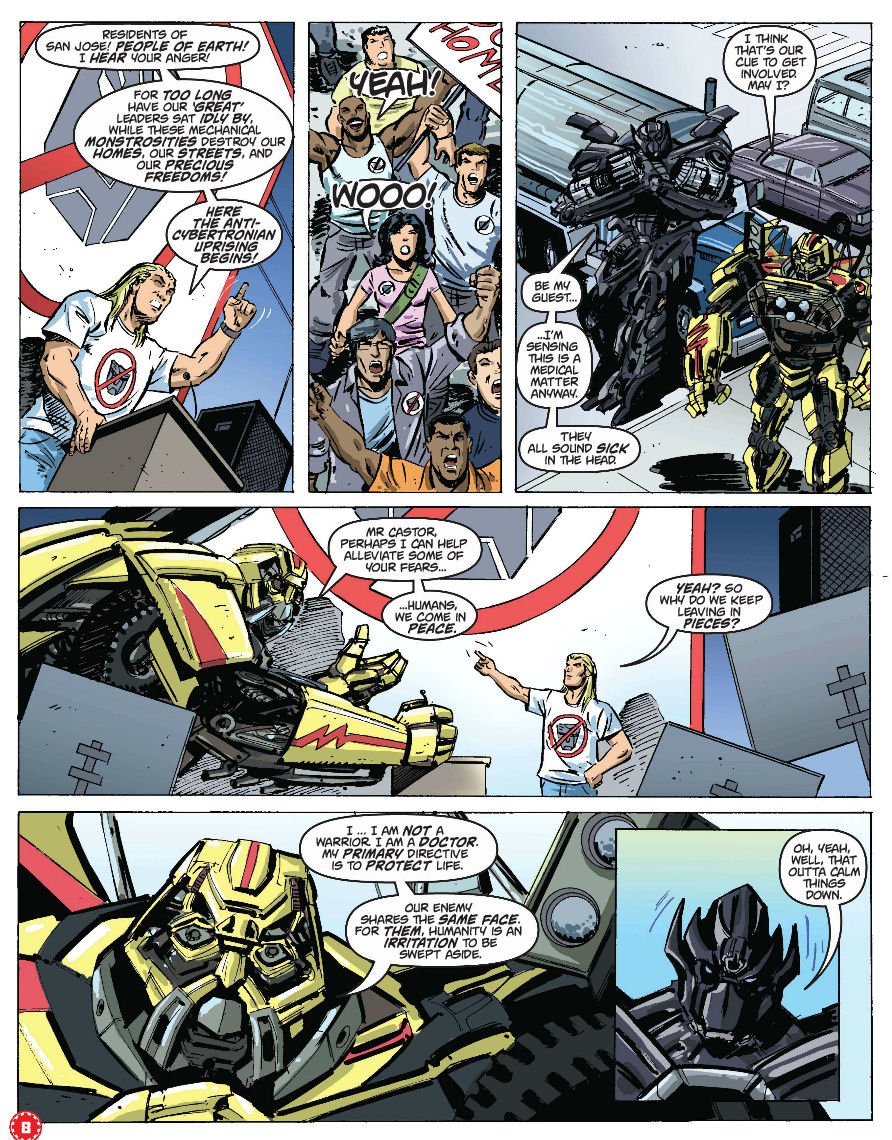 Read online Transformers: Dark of the Moon comic -  Issue #4 - 5