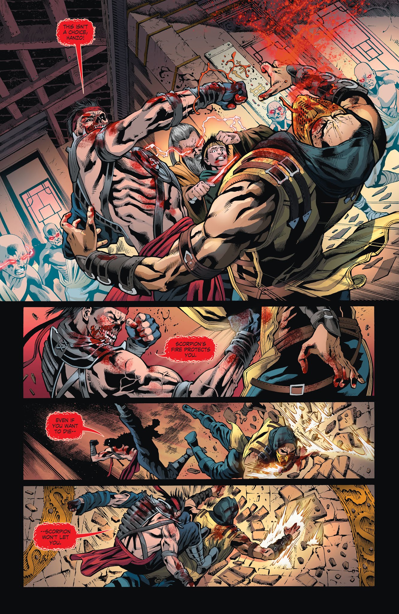 Read online Mortal Kombat X [I] comic -  Issue # _TPB 2 - 122