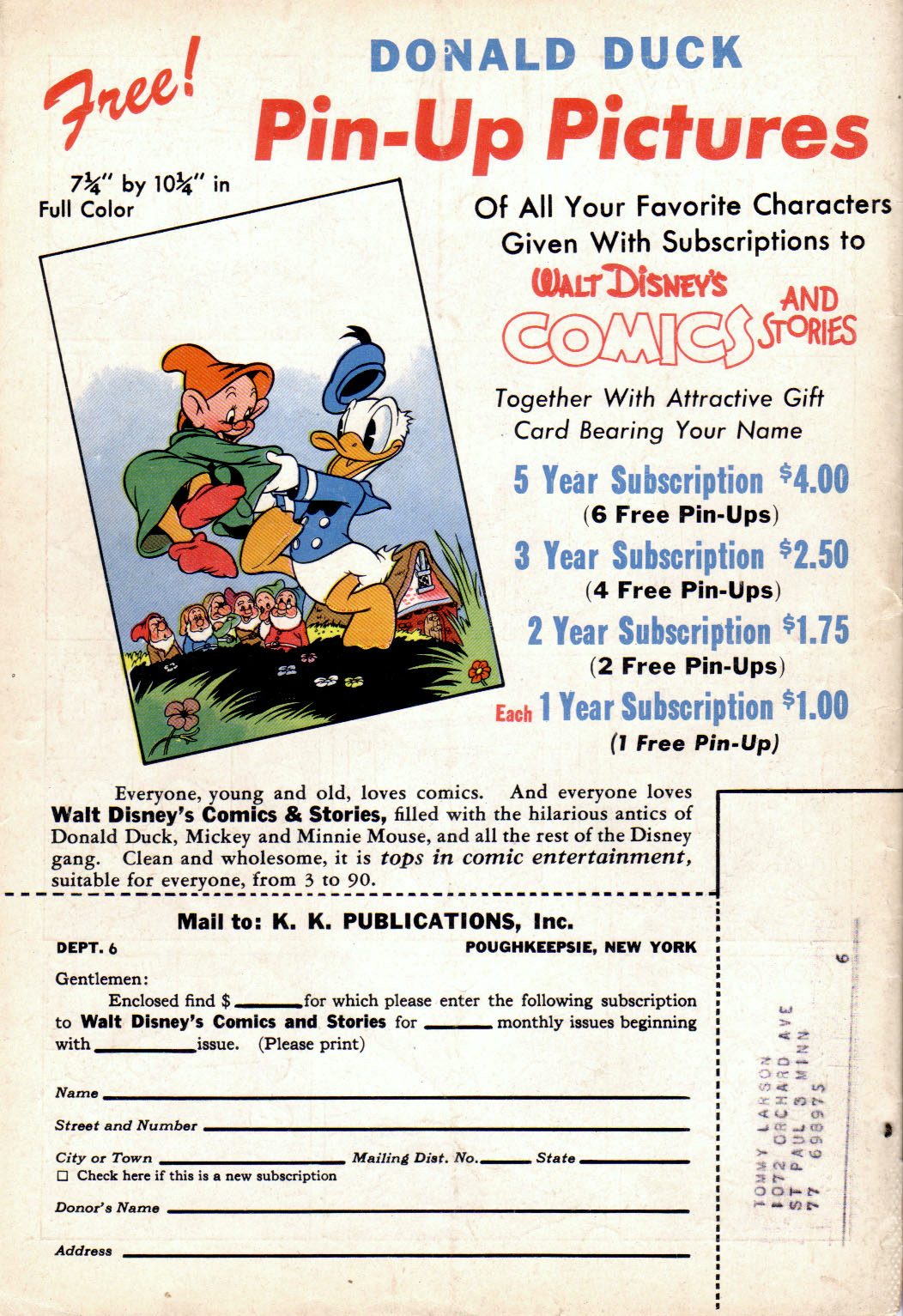 Read online Walt Disney's Comics and Stories comic -  Issue #81 - 52