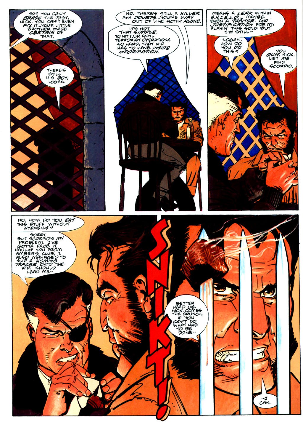 Read online Marvel Graphic Novel comic -  Issue #50 - Wolverine & Nick Fury - The Scorpio Connection - 47