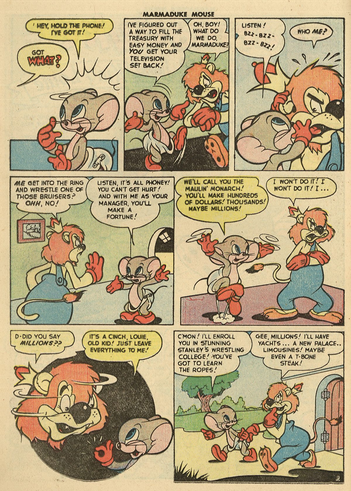 Read online Marmaduke Mouse comic -  Issue #56 - 20