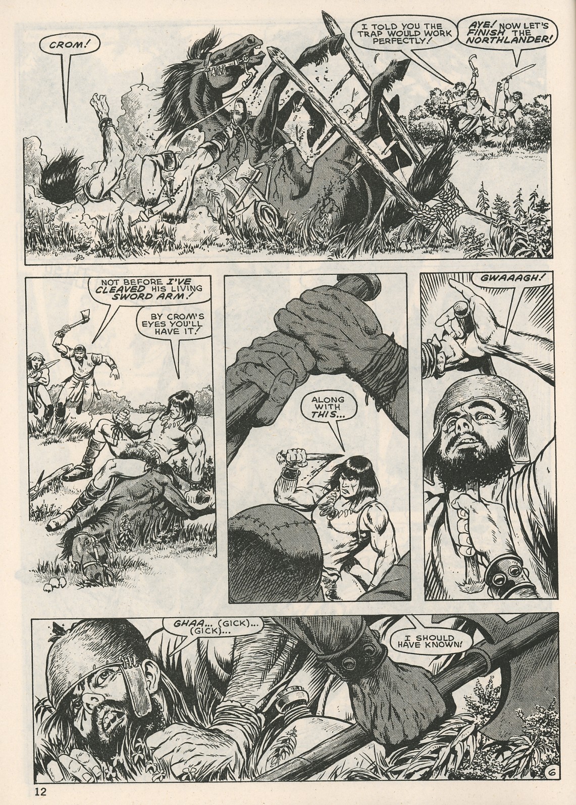 Read online The Savage Sword Of Conan comic -  Issue #126 - 12
