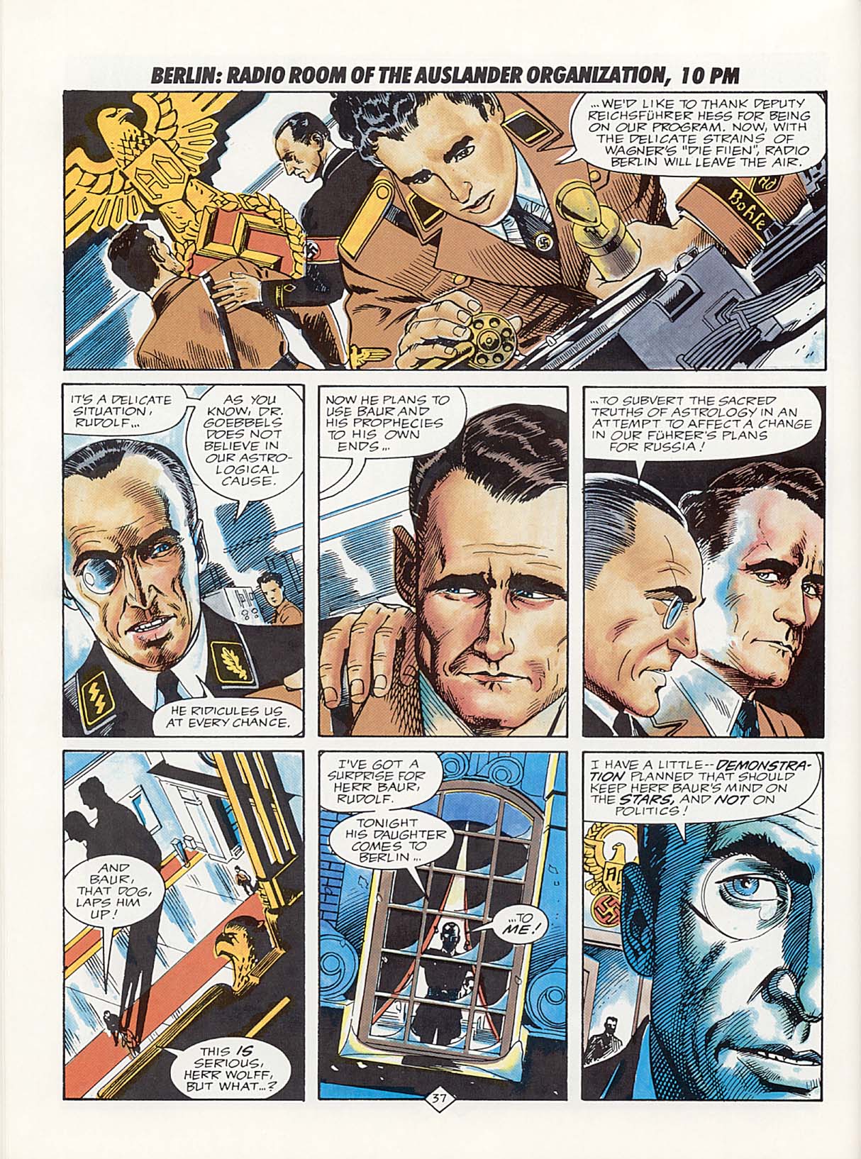 Read online Marvel Graphic Novel comic -  Issue #34 - The Shadow - Hitler's Astrologer - 42