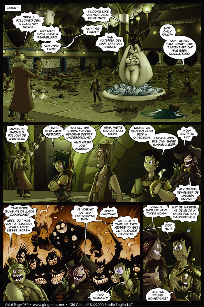 Read online Girl Genius (2002) comic -  Issue #6 - 51