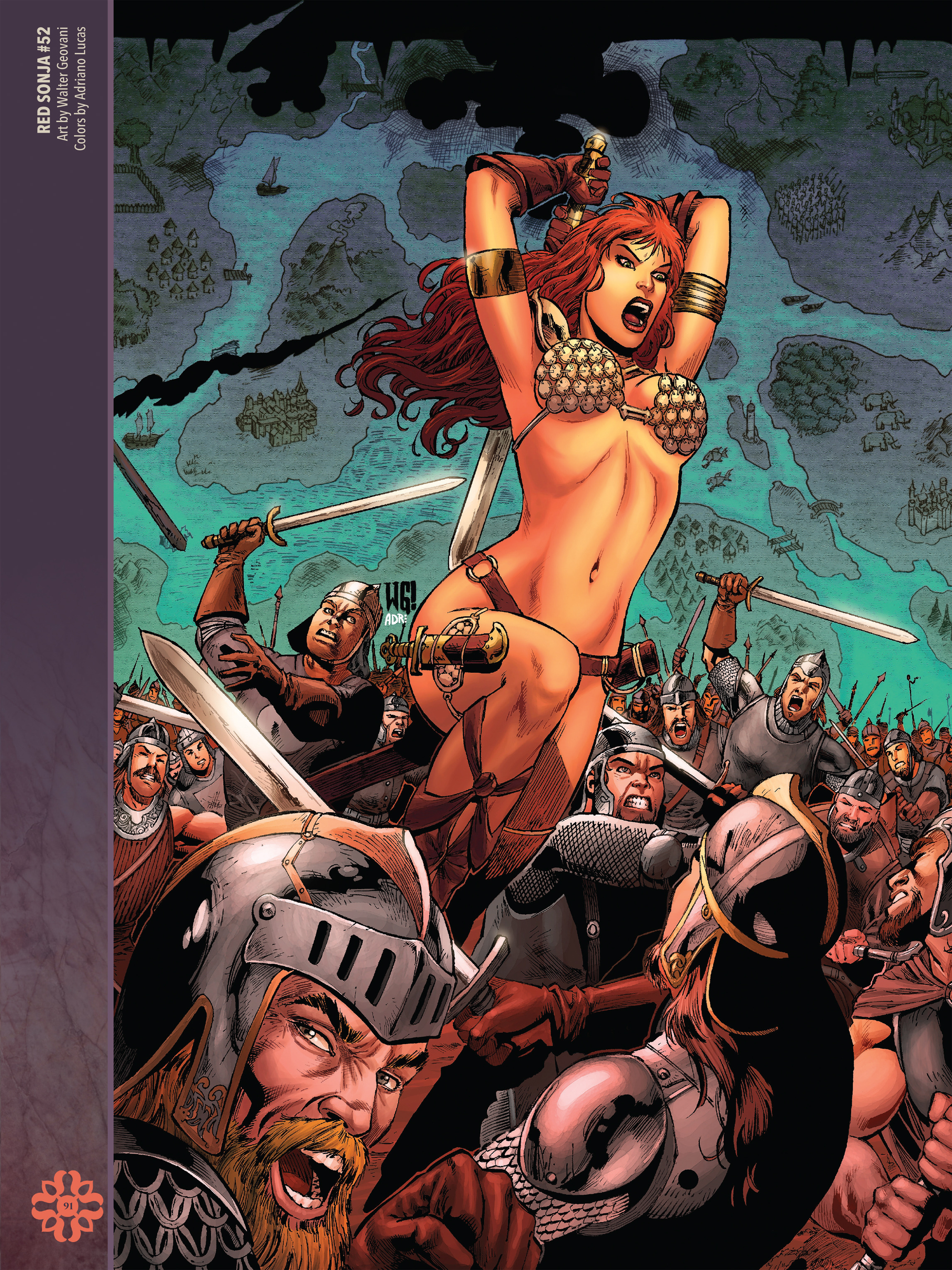 Read online The Art of Red Sonja comic -  Issue # TPB 2 (Part 1) - 91