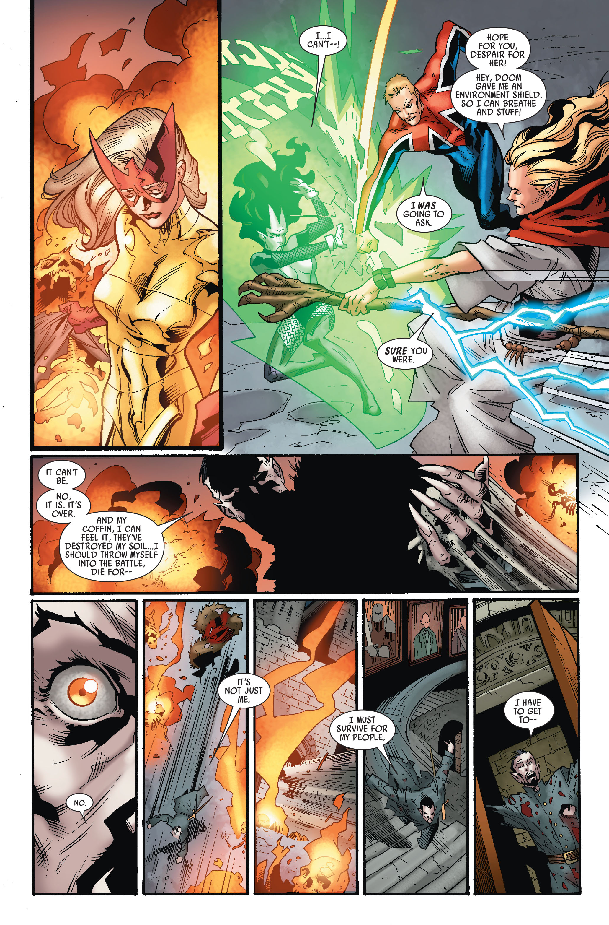 Read online Captain Britain and MI13 comic -  Issue #15 - 16