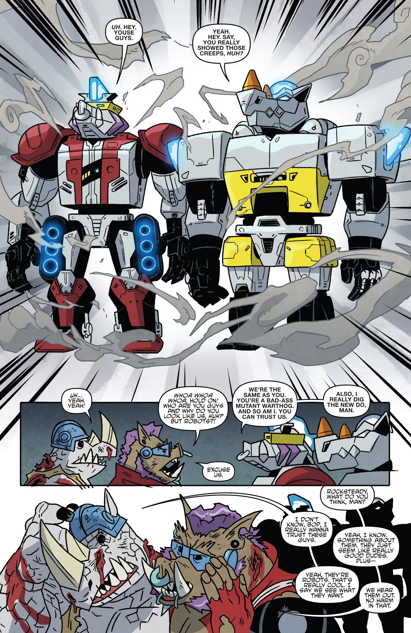 Read online Teenage Mutant Ninja Turtles: Bebop & Rocksteady Hit the Road comic -  Issue #5 - 10