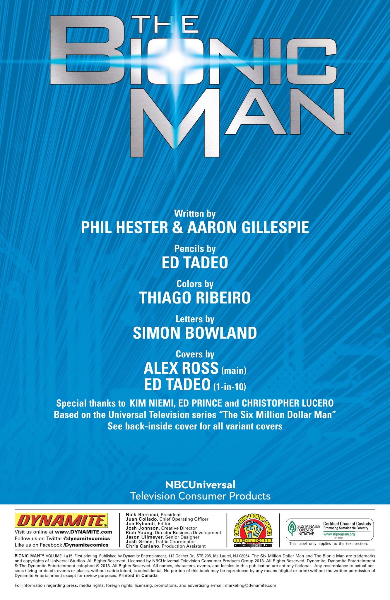 Read online Bionic Man comic -  Issue #15 - 3