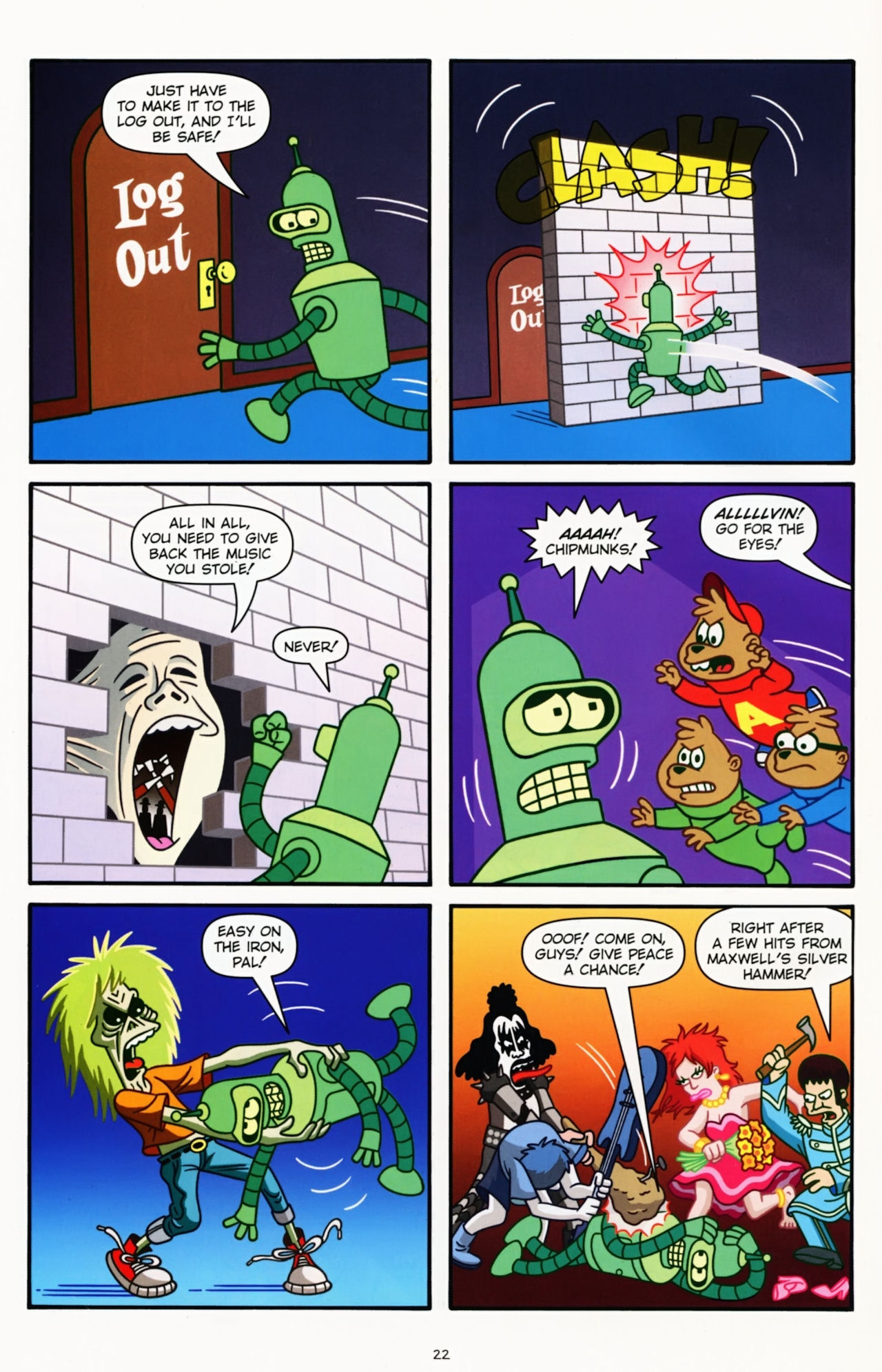 Read online Futurama Comics comic -  Issue #56 - 19