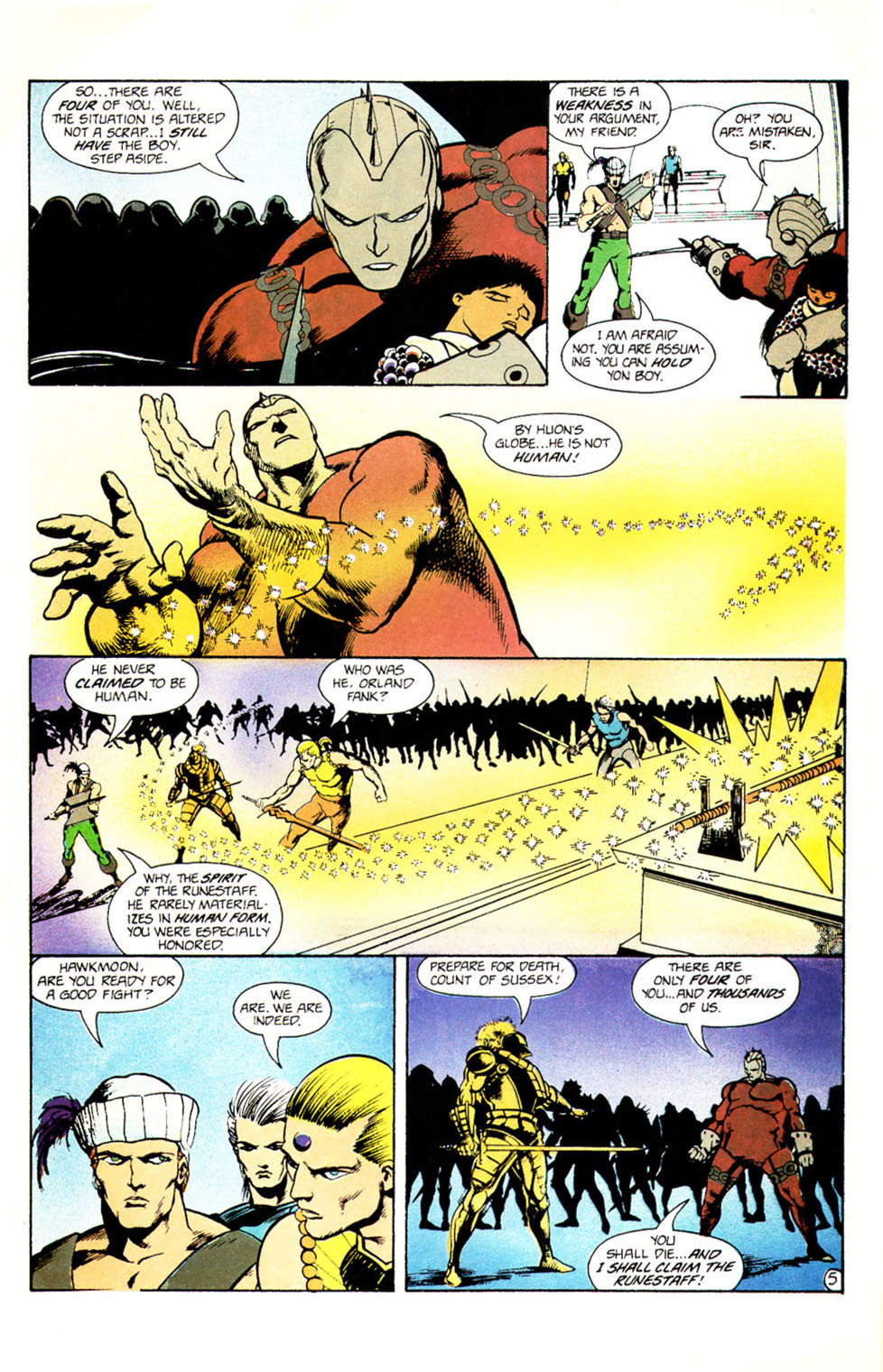 Read online Hawkmoon: The Runestaff comic -  Issue #2 - 7