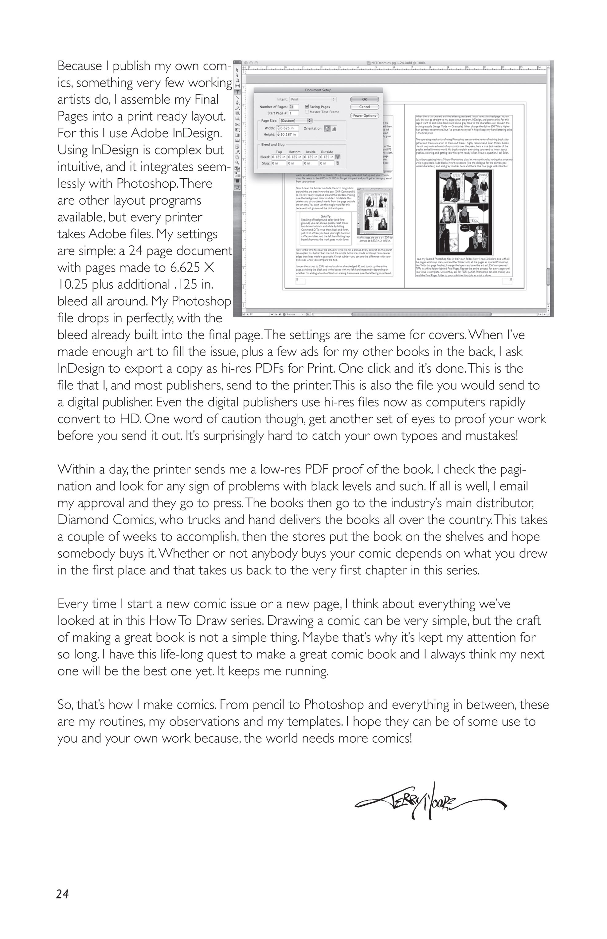Read online Terry Moore's How to Draw... comic -  Issue # Comics - 25
