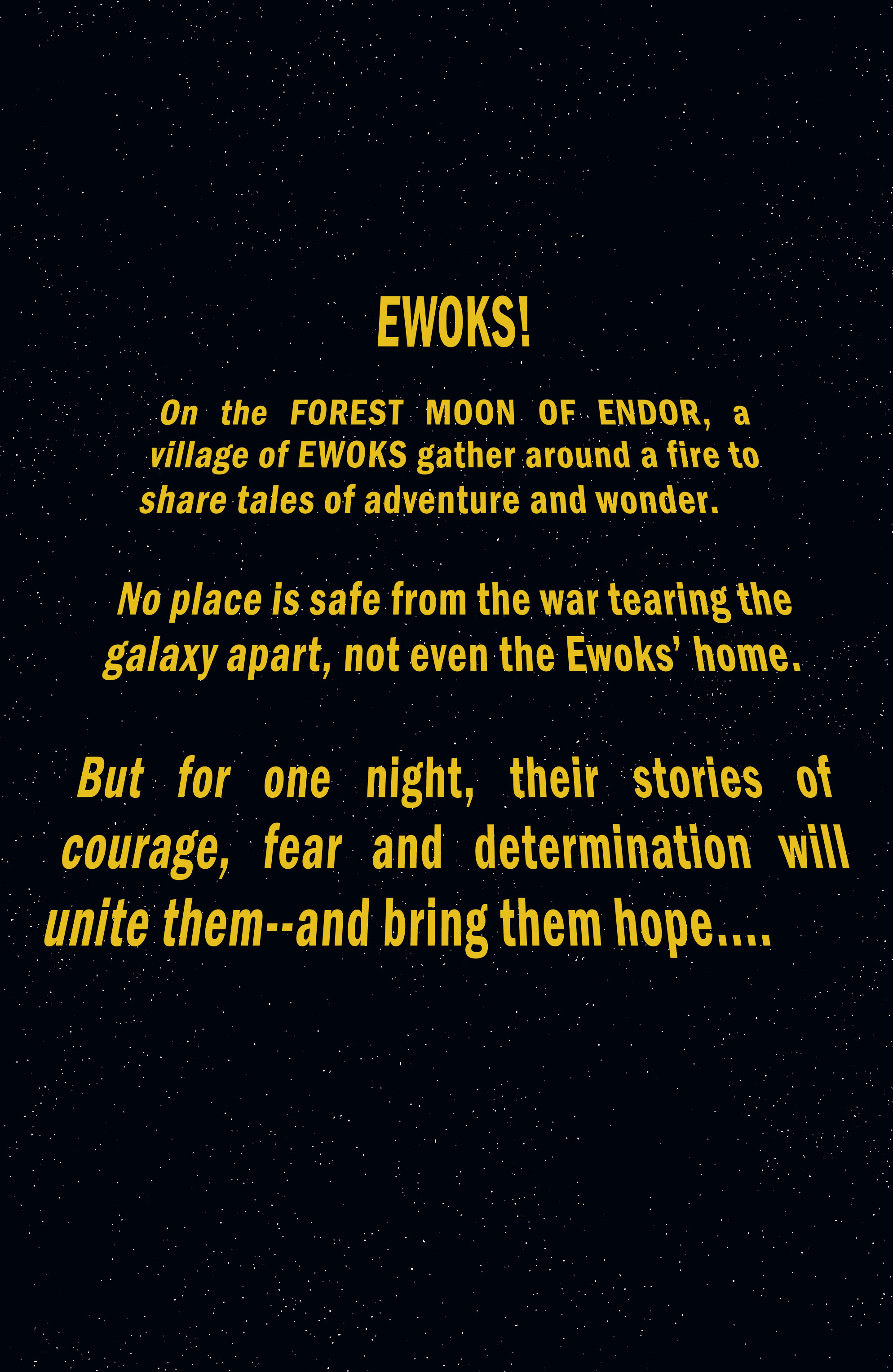 Read online Star Wars: Return Of The Jedi - Ewoks comic -  Issue #1 - 2