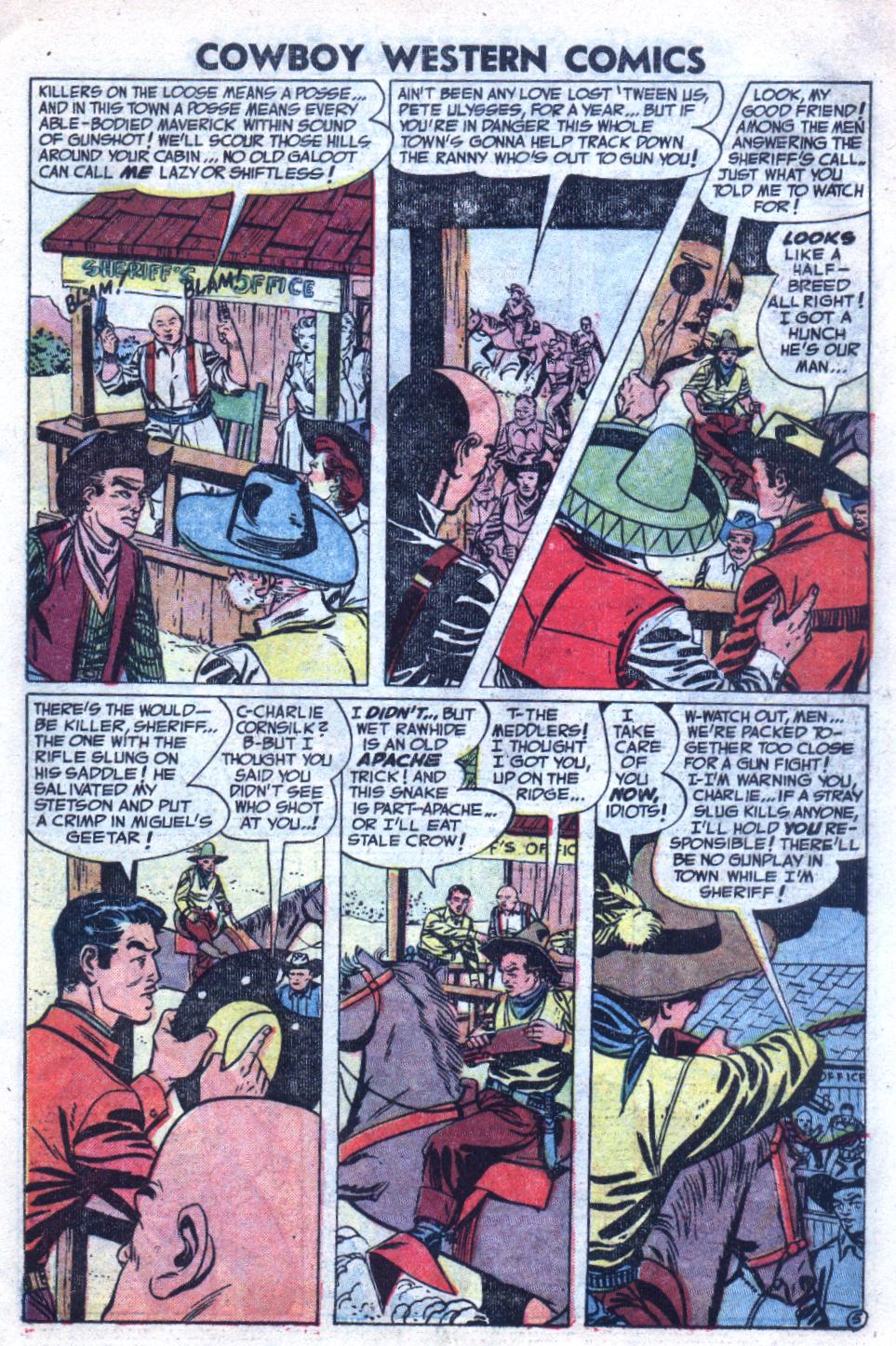 Read online Cowboy Western Comics (1953) comic -  Issue #46 - 15