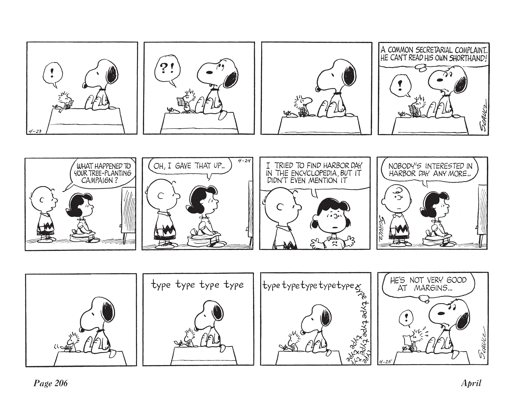 Read online The Complete Peanuts comic -  Issue # TPB 10 - 219