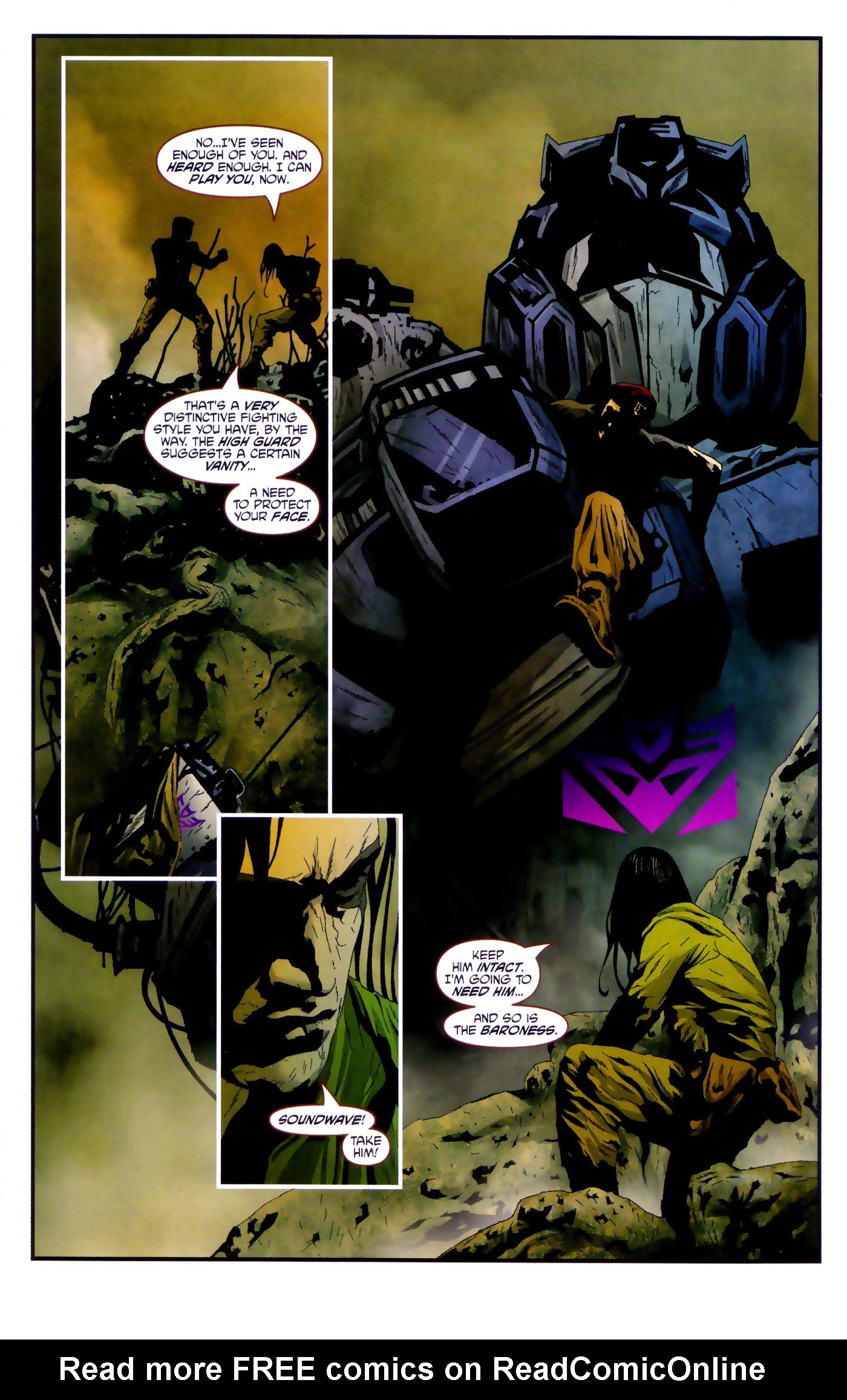 Read online Transformers/G.I. Joe comic -  Issue #4 - 5