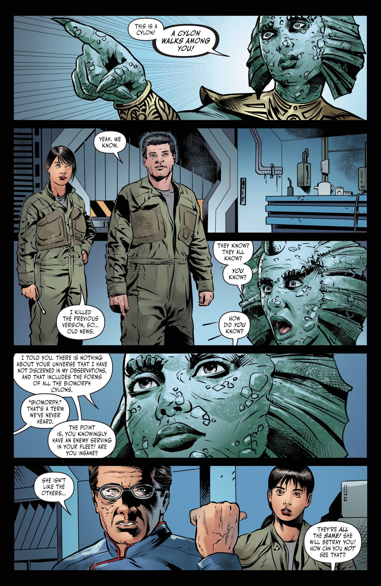 Read online Battlestar Galactica BSG vs. BSG comic -  Issue # _TPB (Part 1) - 91