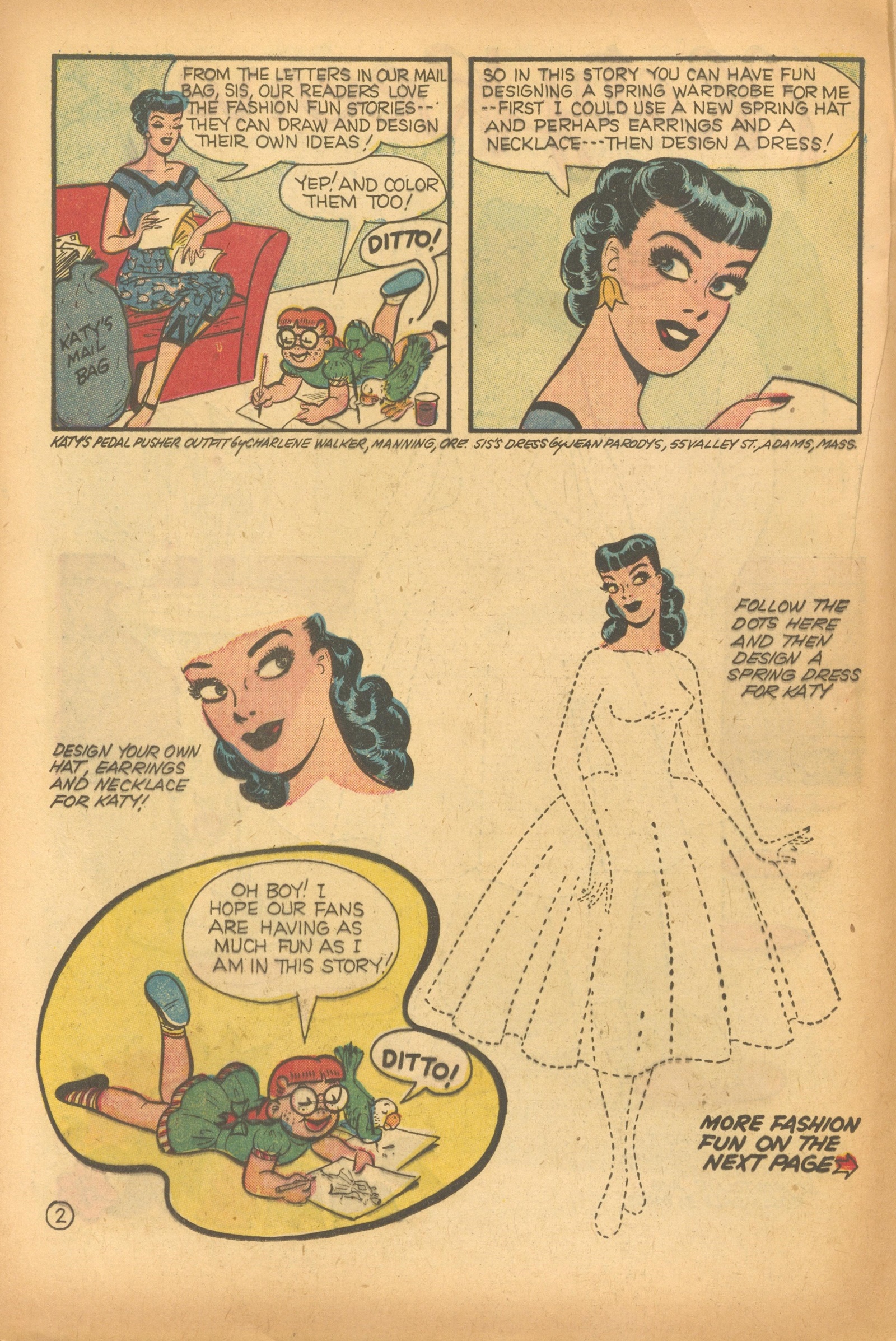 Read online Katy Keene Fashion Book comic -  Issue #16 - 18