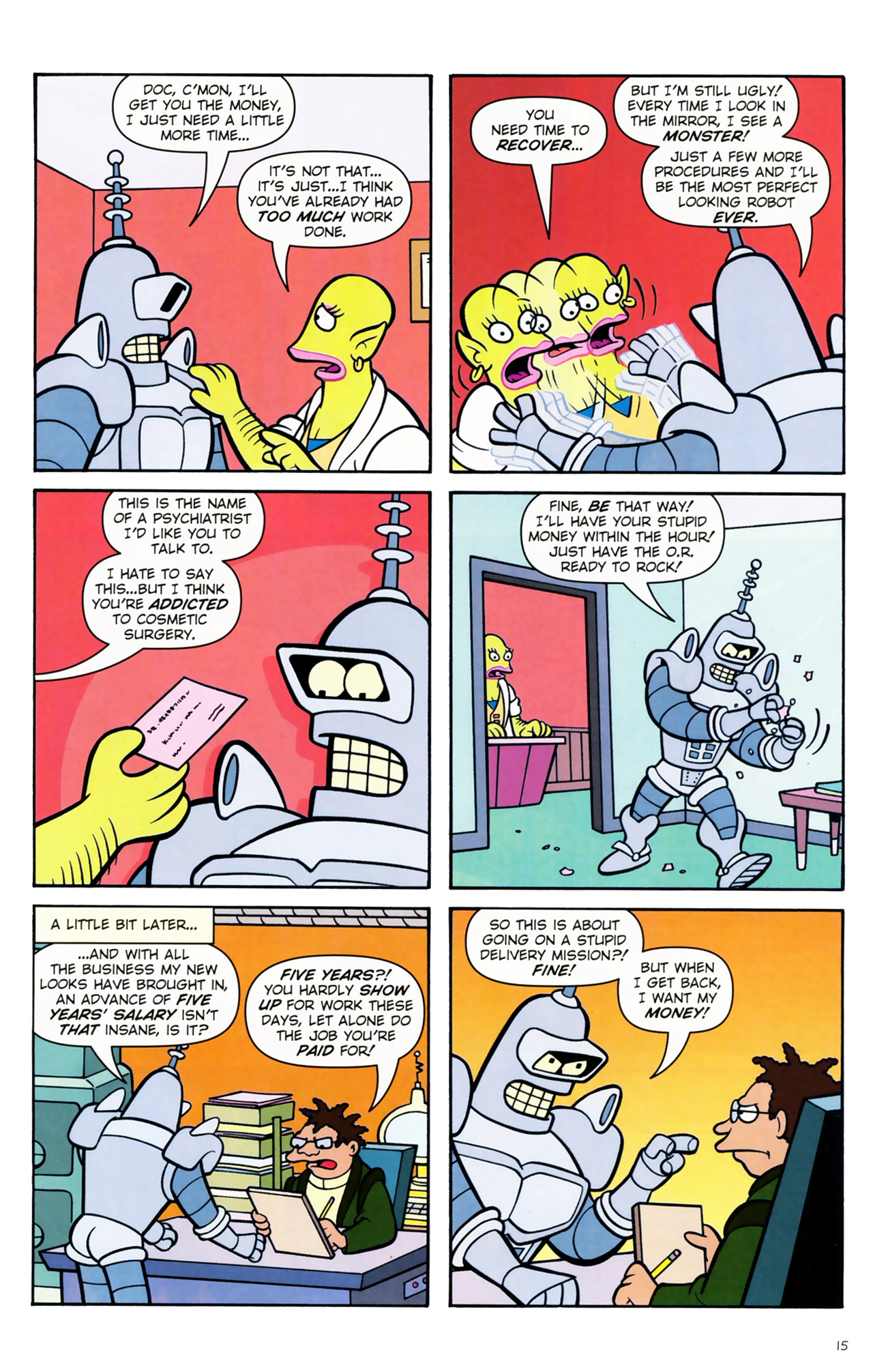 Read online Futurama Comics comic -  Issue #52 - 14