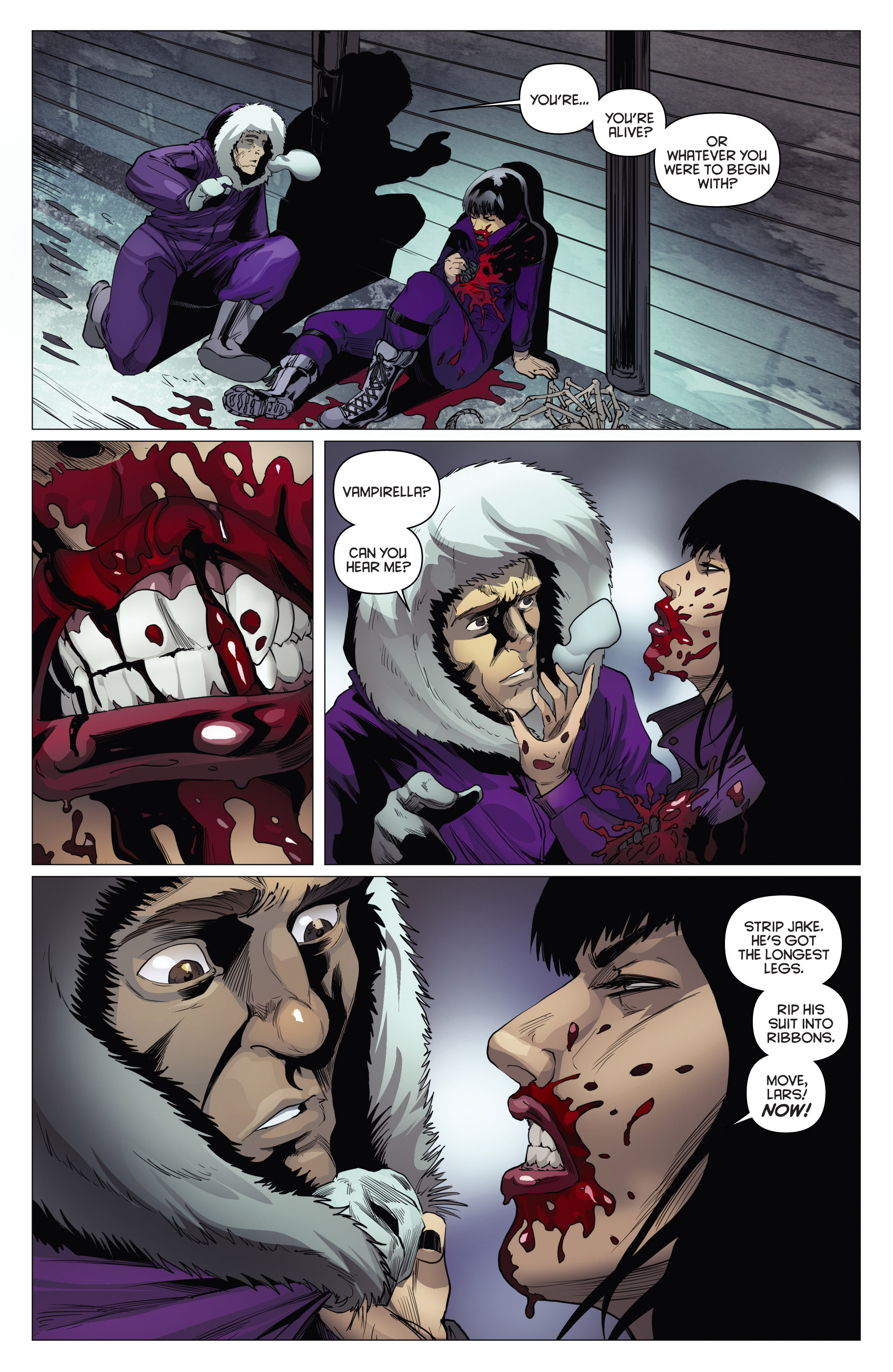 Read online Aliens/Vampirella comic -  Issue #2 - 7