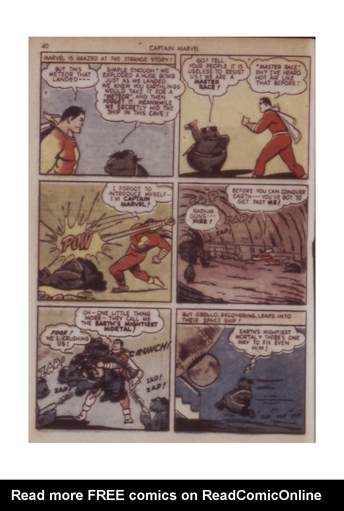 Read online Captain Marvel Adventures comic -  Issue #20 - 40