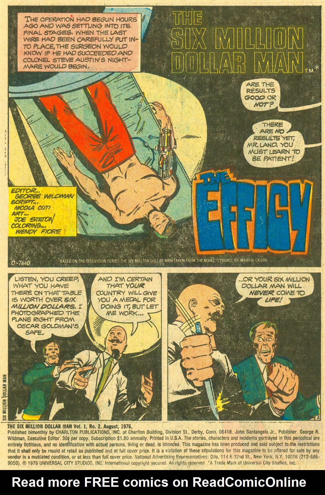 Read online The Six Million Dollar Man [comic] comic -  Issue #2 - 3