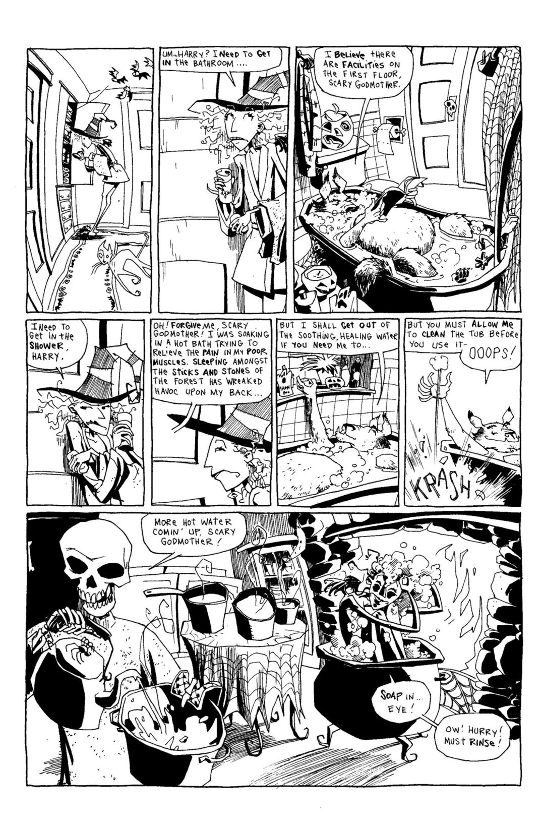 Read online Scary Godmother Comic Book Stories comic -  Issue # TPB - 110