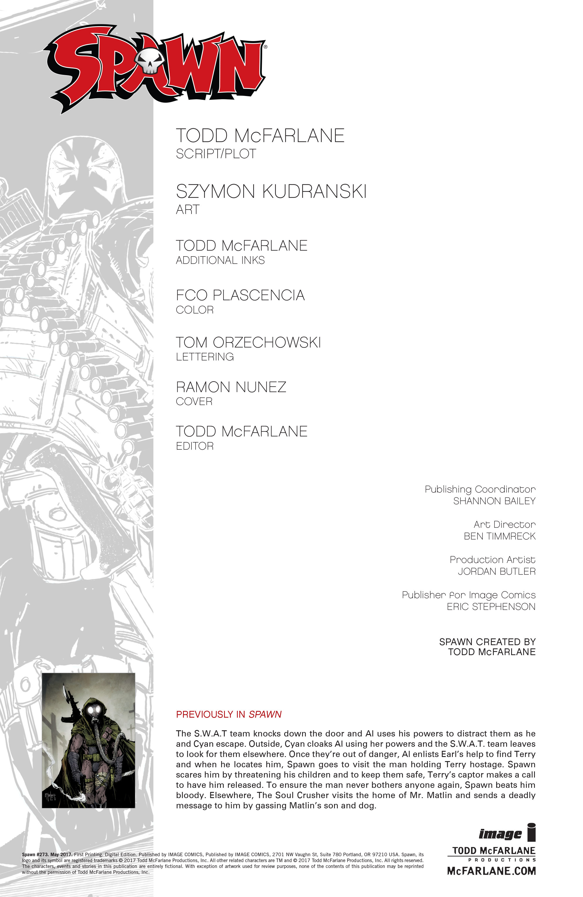 Read online Spawn comic -  Issue #273 - 2