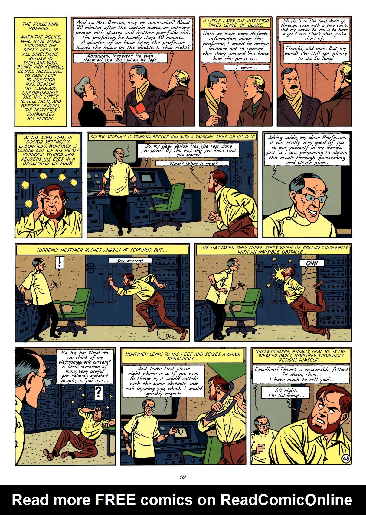 Read online Blake & Mortimer comic -  Issue #1 - 54