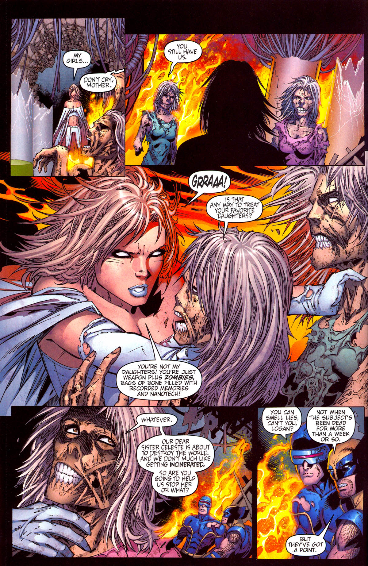 Read online X-Men: Phoenix - Warsong comic -  Issue #4 - 8