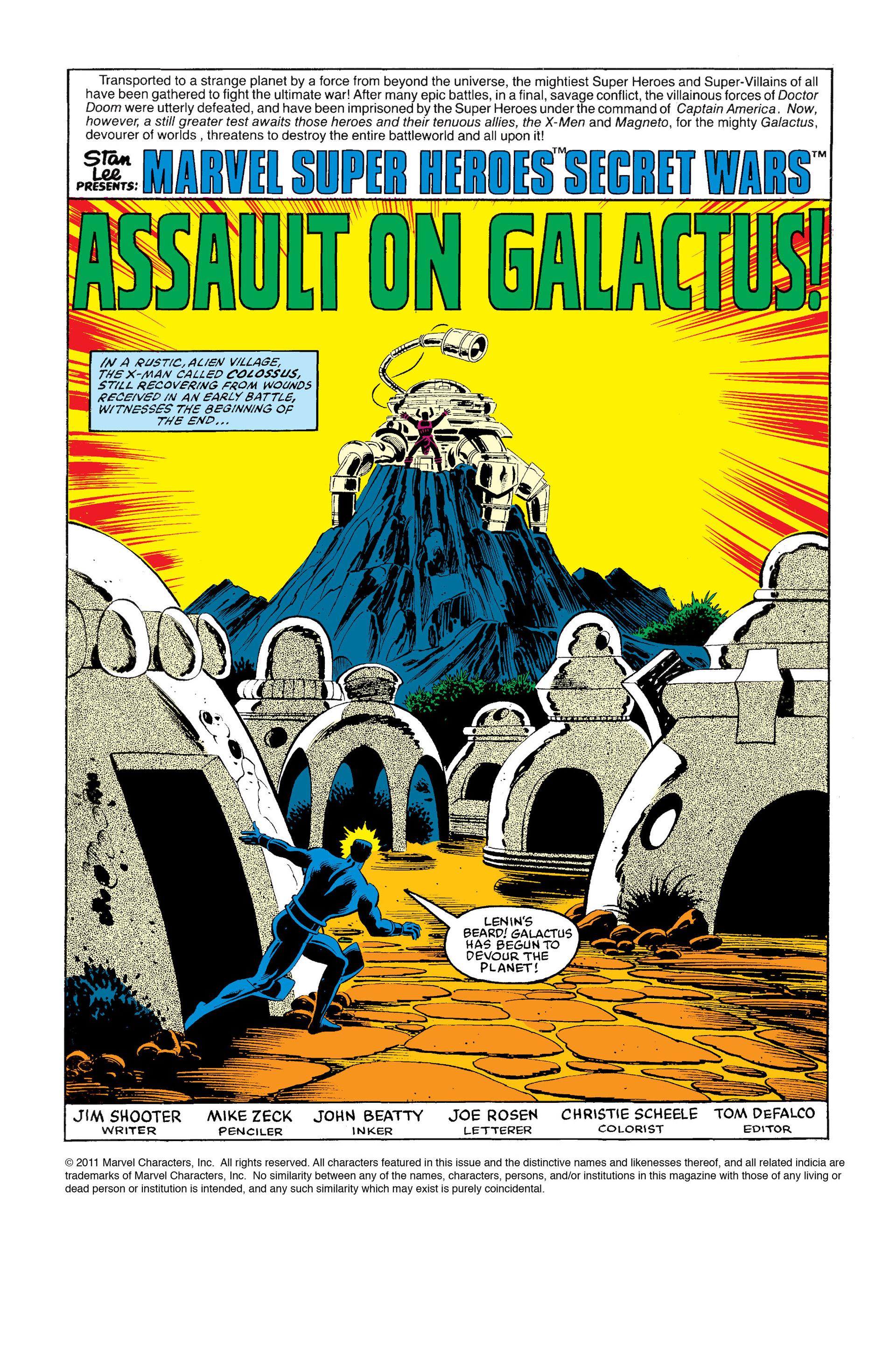 Read online Marvel Super Heroes Secret Wars (1984) comic -  Issue #9 - 2