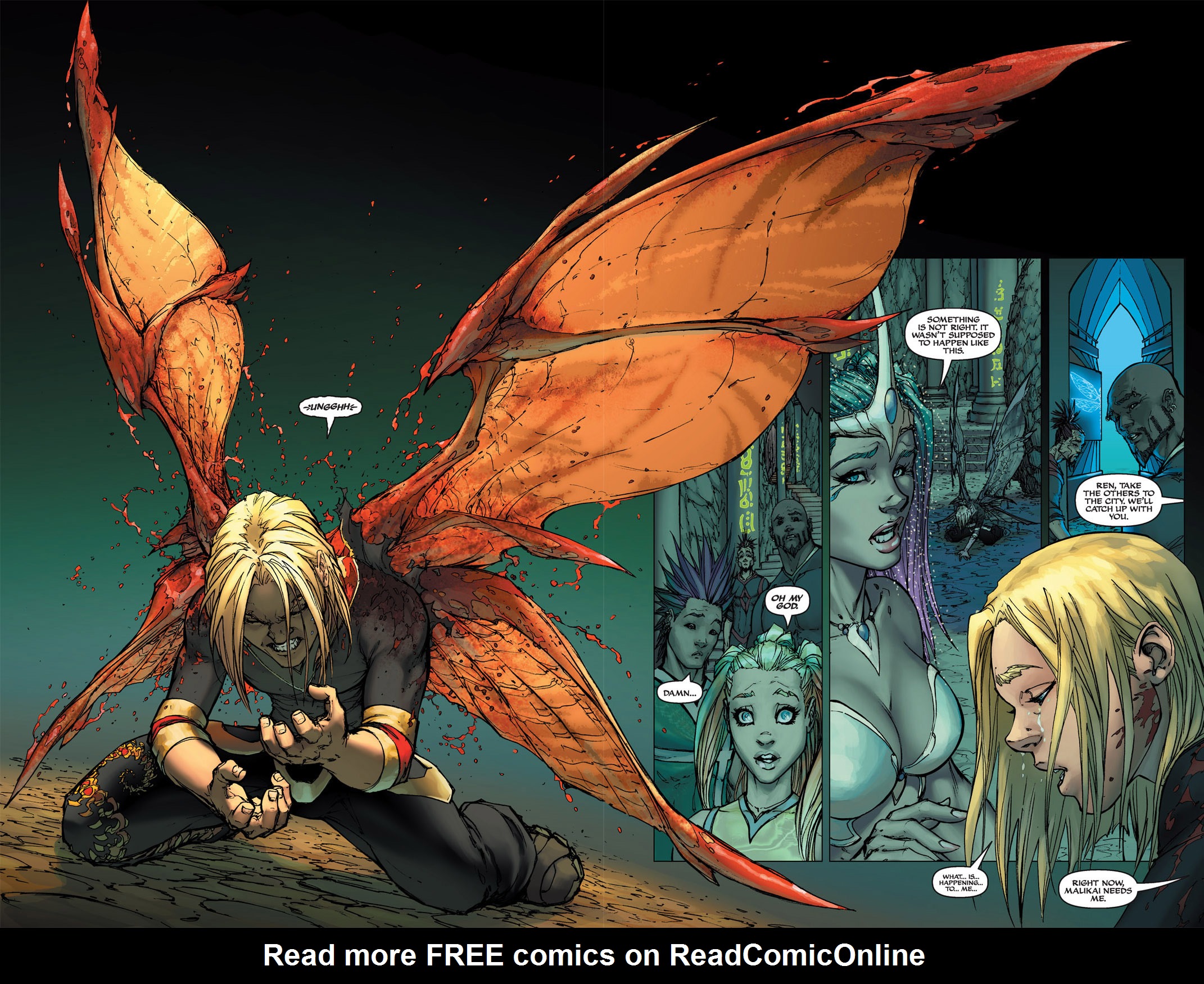 Read online Michael Turner's Soulfire (2003) comic -  Issue #8 - 9