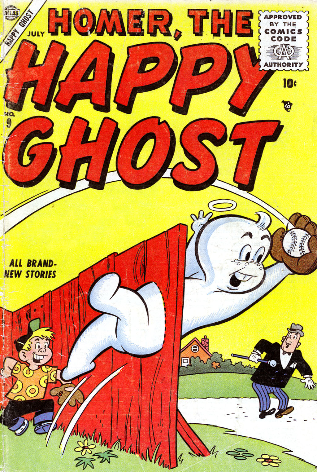 Read online Homer, the Happy Ghost comic -  Issue #9 - 1