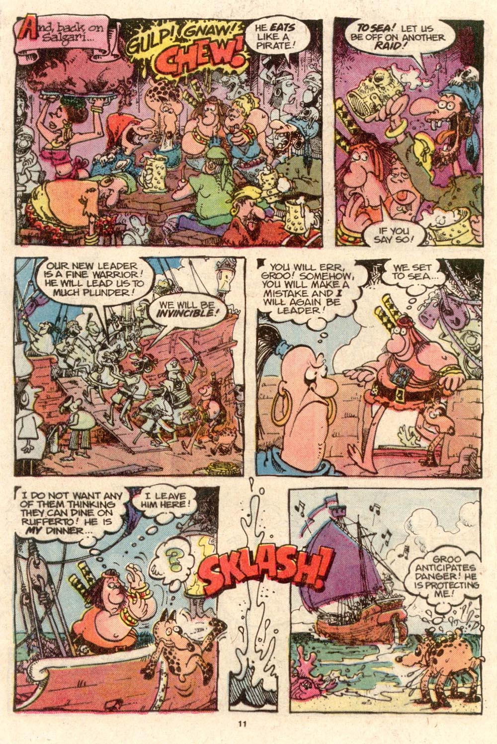 Read online Sergio Aragonés Groo the Wanderer comic -  Issue #33 - 11