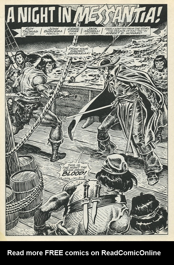 Read online The Savage Sword Of Conan comic -  Issue #197 - 3