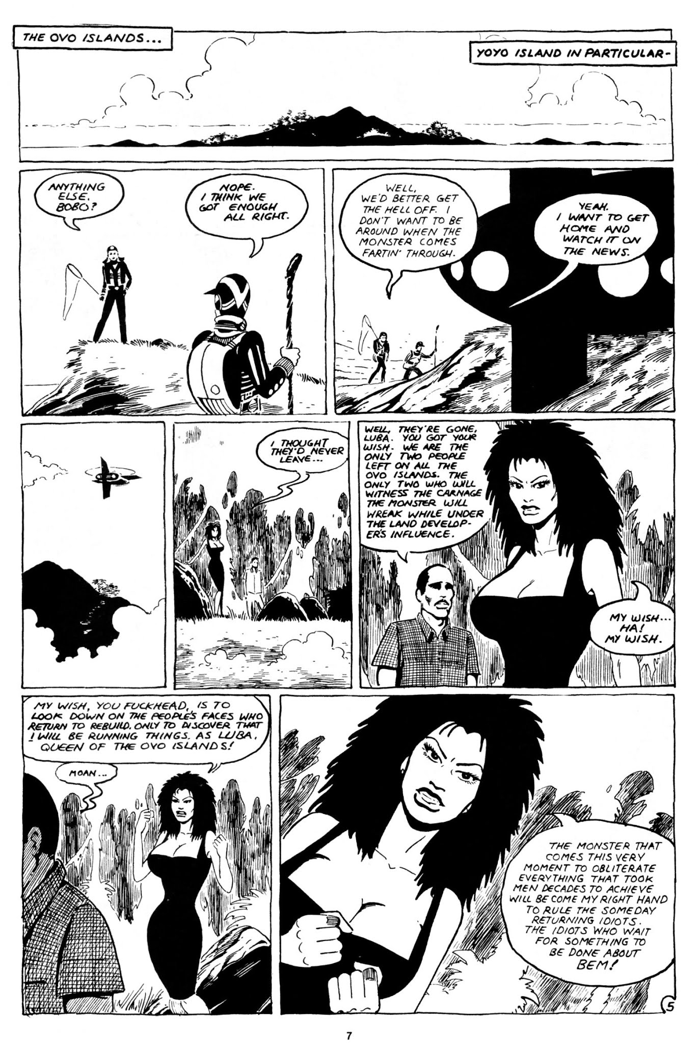 Read online Love and Rockets (1982) comic -  Issue #1 - 7