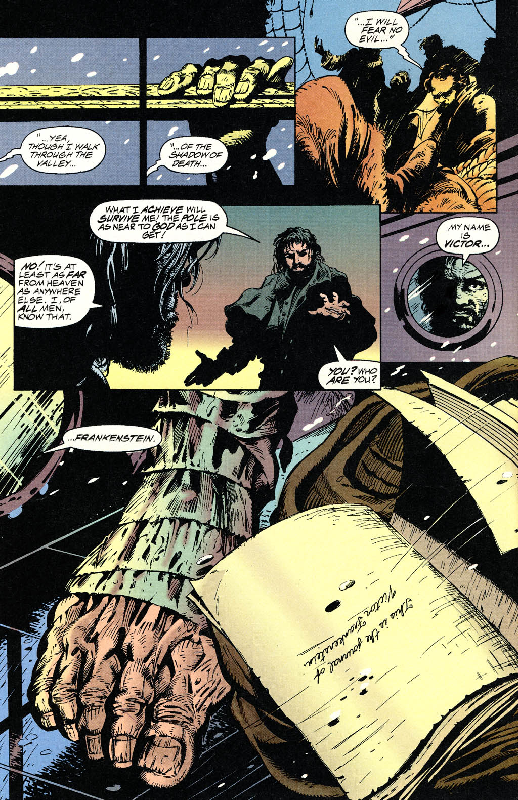 Read online Mary Shelley's Frankenstein comic -  Issue #1 - 8