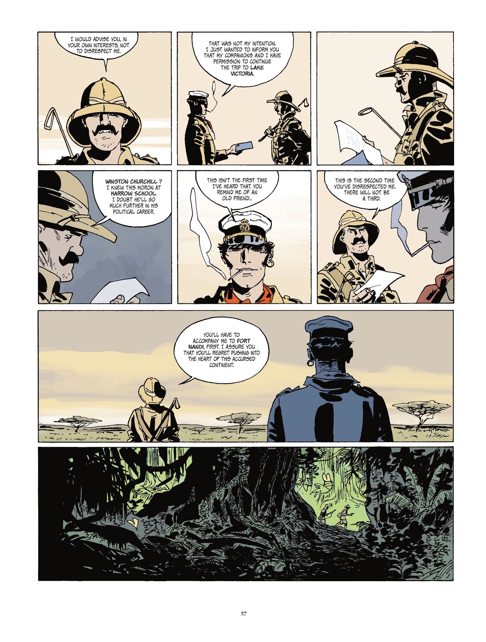 Read online Corto Maltese [GER] comic -  Issue #16 - 57