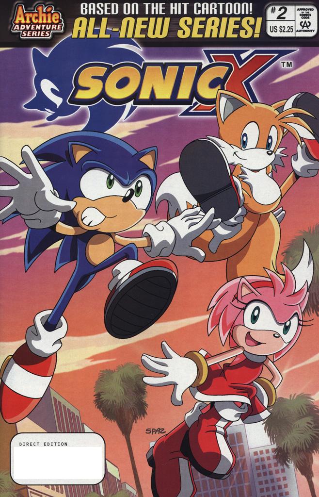 Read online Sonic X comic -  Issue #2 - 1