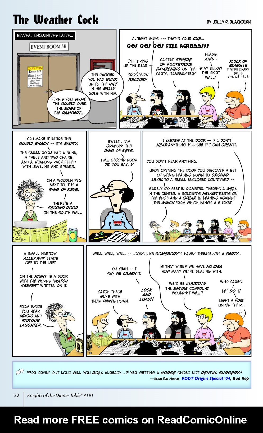 Read online Knights of the Dinner Table comic -  Issue #191 - 34