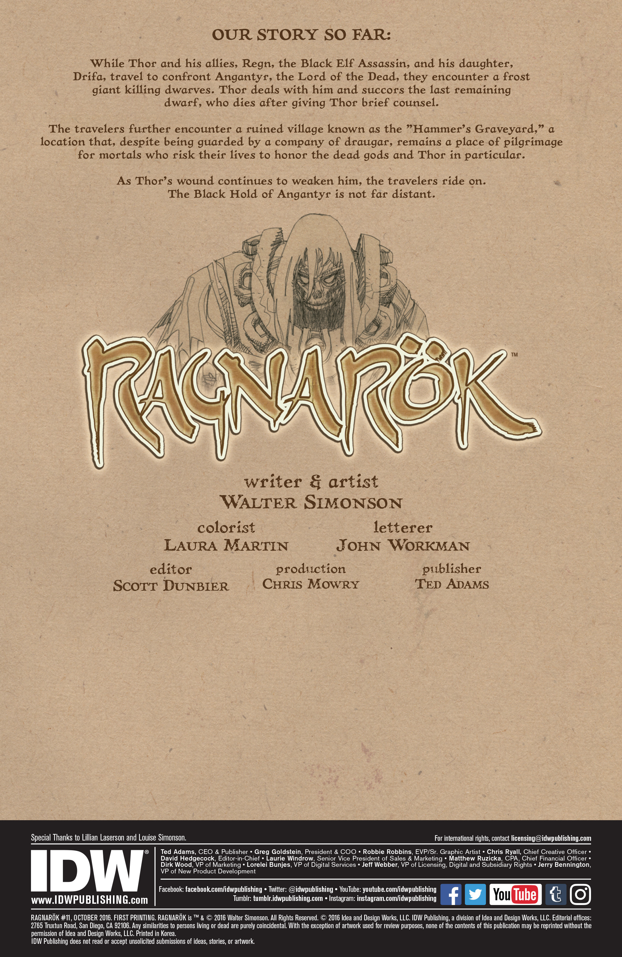 Read online Ragnarok comic -  Issue #11 - 2