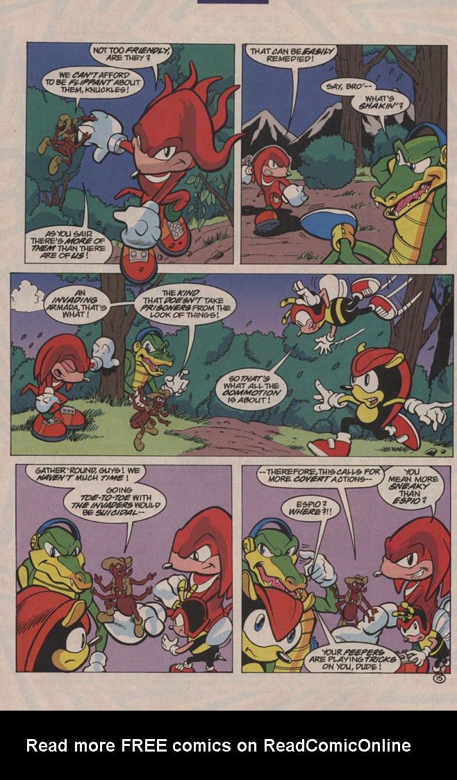 Read online Knuckles the Echidna comic -  Issue #1 - 24