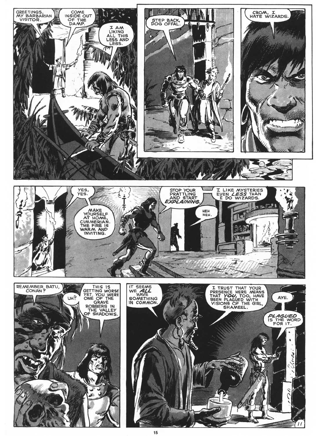 Read online The Savage Sword Of Conan comic -  Issue #161 - 17