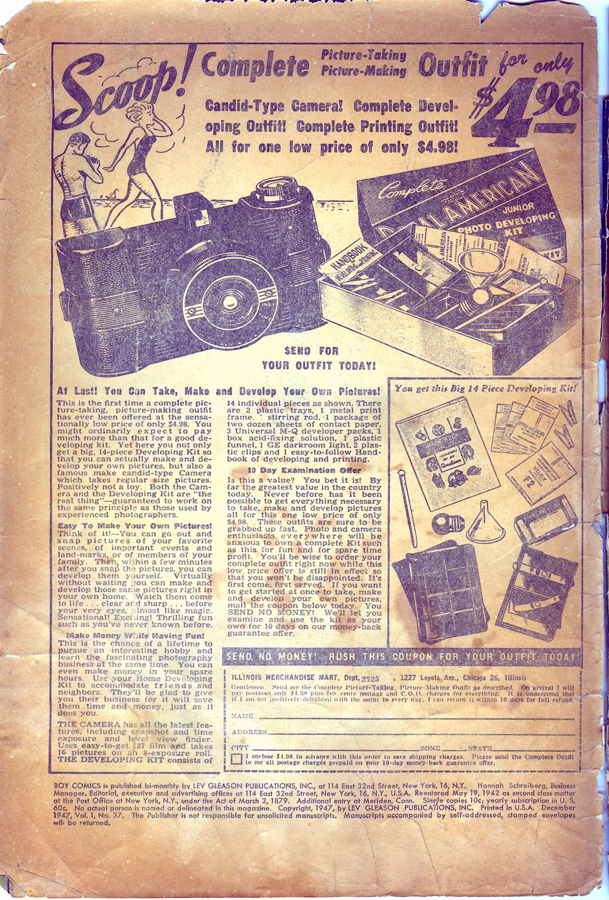Read online Boy Comics comic -  Issue #37 - 2