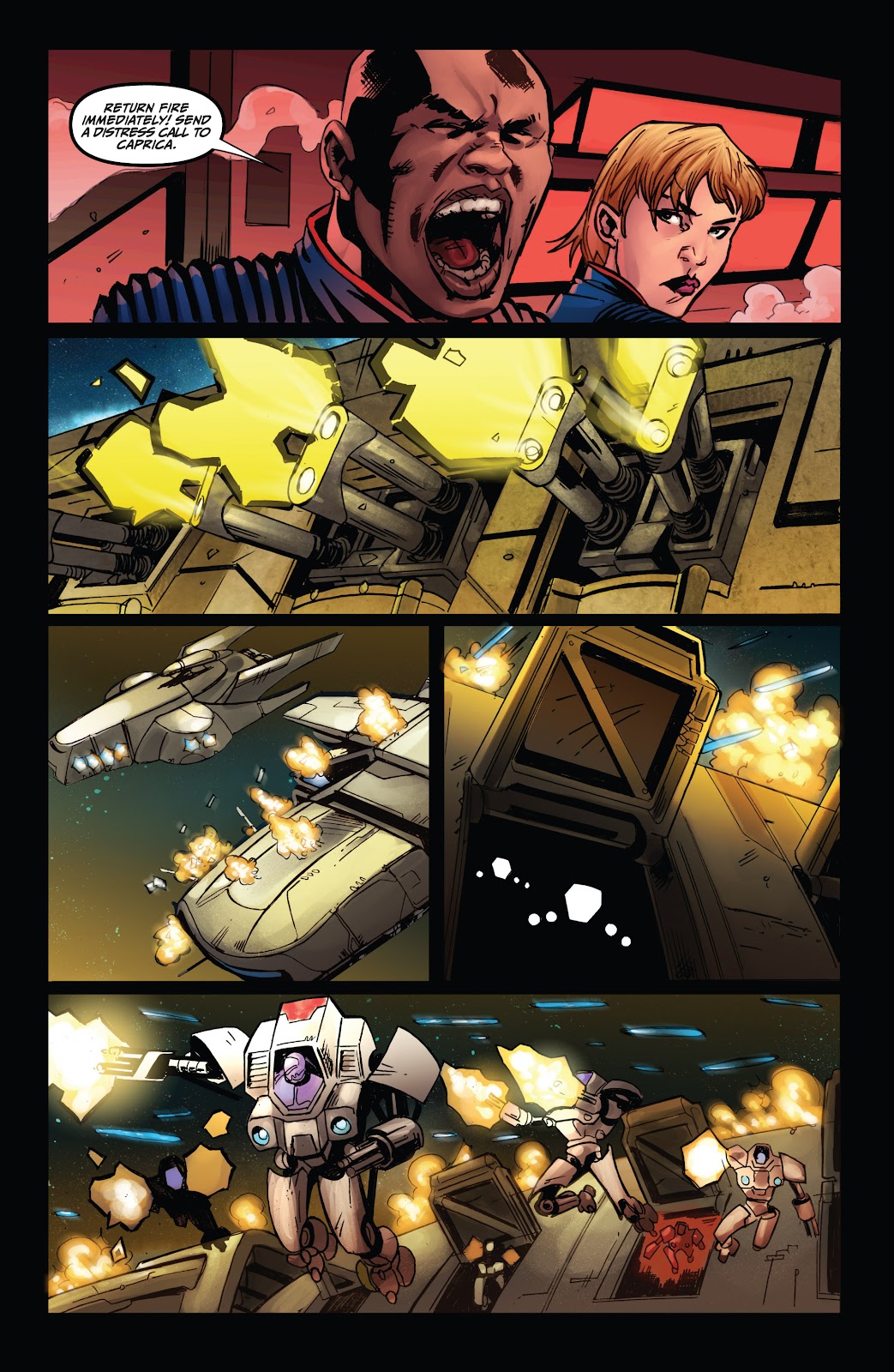 Battlestar Galactica: Cylon War issue 1 - Page 12
