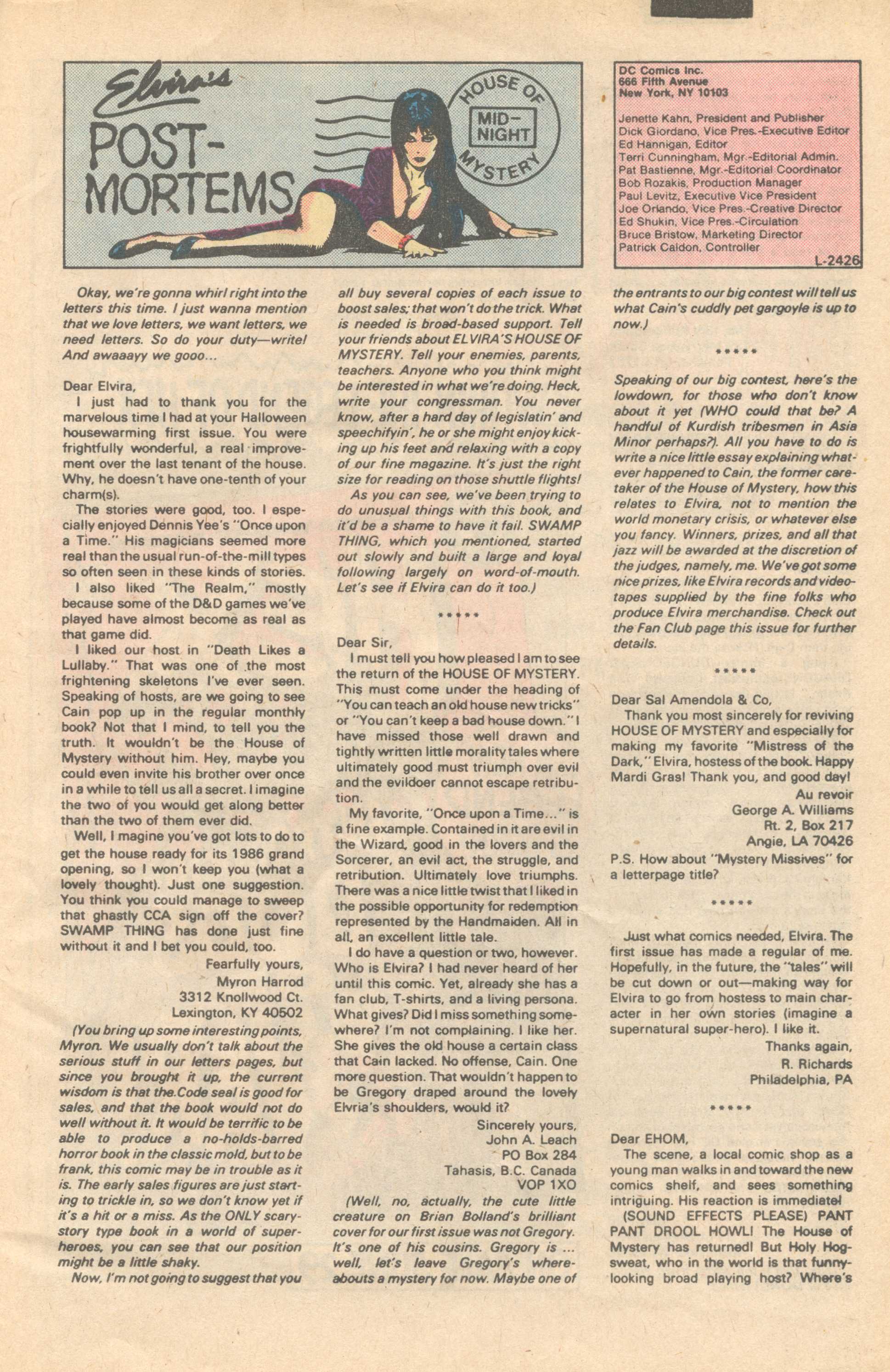 Read online Elvira's House of Mystery comic -  Issue #7 - 23